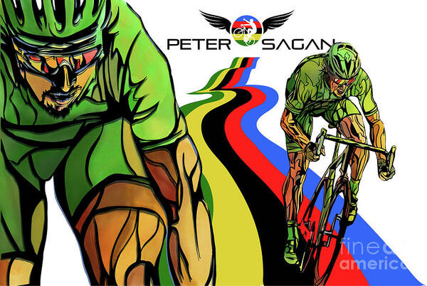 Sagan Poster featuring the painting Sagan by Sassan Filsoof
