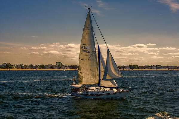 Sailing Poster featuring the photograph Sailing by Cathy Kovarik