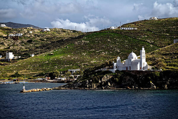 Irene Poster featuring the photograph Saint Irene Church Ios by Adam Rainoff