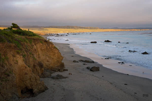 San Simeon Poster featuring the photograph San Simeon Coastal II Color by David Gordon