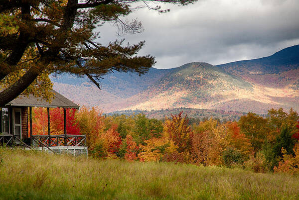 Chocorua New Hampshire Poster featuring the photograph Sandwich mountain range by Jeff Folger