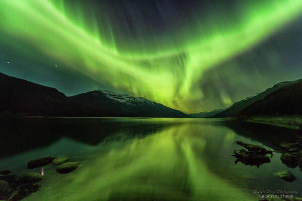 Landscape Poster featuring the photograph Santa's Wake by Russell Pugh