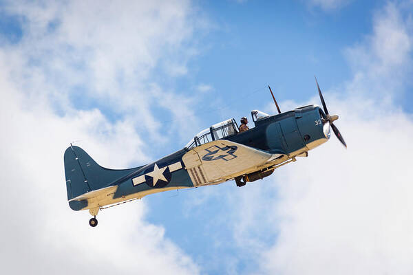 Sbd Dauntless Poster featuring the photograph SBD Dauntless by Brian Knott Photography