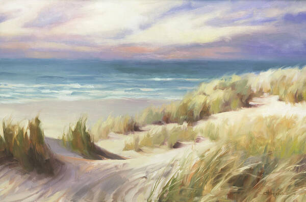 Ocean Poster featuring the painting Sea Breeze by Steve Henderson
