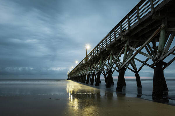 Sea Cabin Poster featuring the photograph Sea Cabin Pier by Ivo Kerssemakers