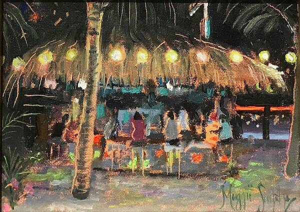  Impressionism Poster featuring the painting Seacrets at the Sandbar by Maggii Sarfaty