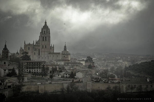 Segovia Poster featuring the photograph Segovia's Cathedral by Henri Irizarri