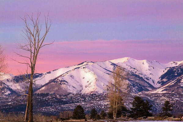 La Plata Mountains Poster featuring the photograph Serene Sunset by Jen Manganello
