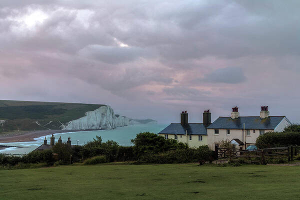 Seven Sisters Poster featuring the photograph Seven Sisters Dawn - England by Joana Kruse