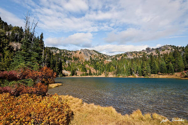 Autumn Poster featuring the photograph Sheep Lake in the Fall by Jeff Goulden