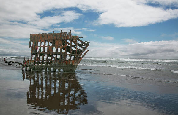 Shipwreck Poster featuring the photograph Shipwreck by Elvira Butler