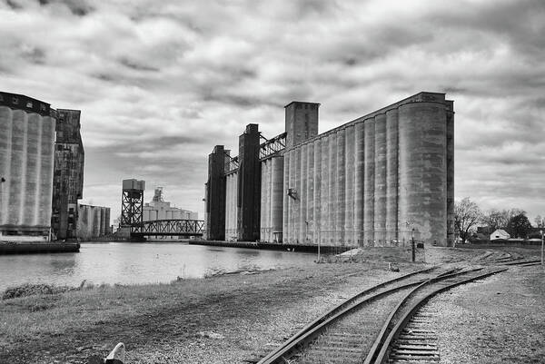 Buffalo Poster featuring the photograph Silos 15220 by Guy Whiteley