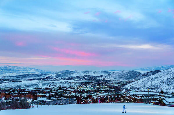 Skiing Poster featuring the photograph Ski Town by Daniel Murphy