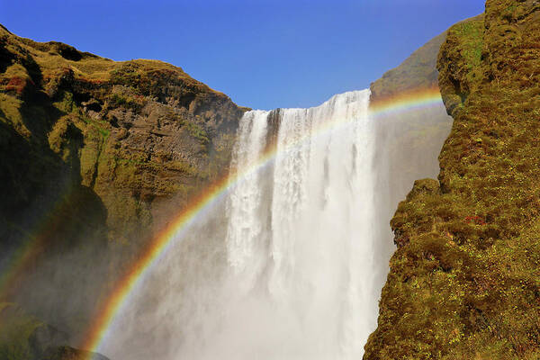 Iceland Poster featuring the photograph Skogafoss by Amelia Racca