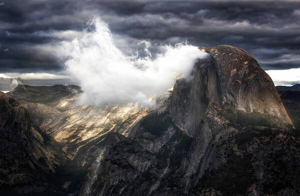 Yosemite California National Park Poster featuring the photograph Smoked by Nicki Frates