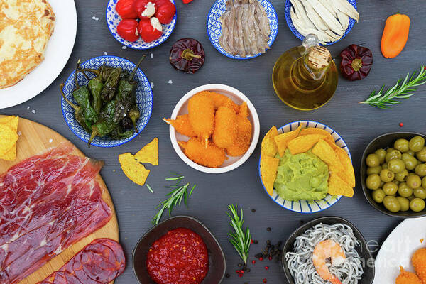 Tapas Poster featuring the photograph Spanish Tapases by Anastasy Yarmolovich