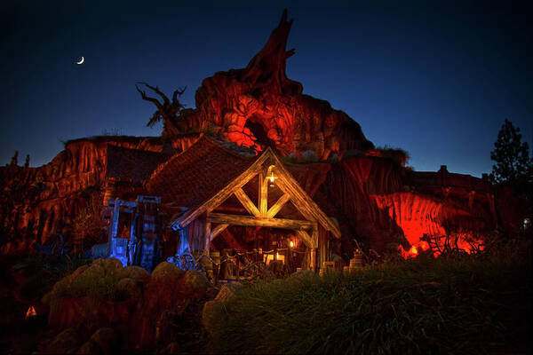 Magic Kingdom Poster featuring the photograph Splash Mountain by Mark Andrew Thomas