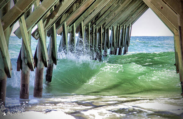 Waves Print Poster featuring the photograph Splash by Phil Mancuso