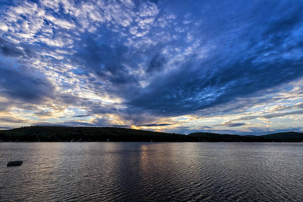 Spofford Lake New Hampshire Poster featuring the photograph Spofford Lake Sunrise by Tom Singleton