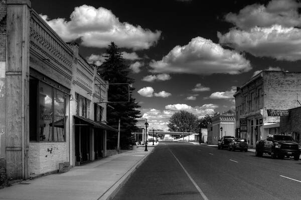 Hdr Poster featuring the photograph Downtown Sprague by Lee Santa