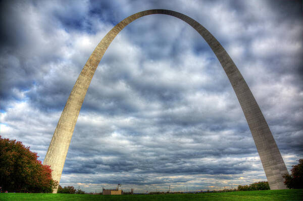 St. Louis Arch Poster featuring the photograph St. Louis Arch by Shawn Everhart