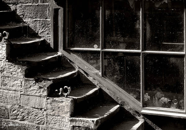 Stair Poster featuring the photograph Stairs and Window by Joe Bonita