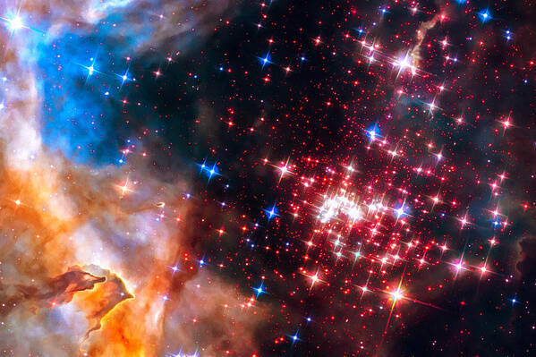 Westerlund Poster featuring the photograph Star cluster Westerlund 2 Space Image by Matthias Hauser