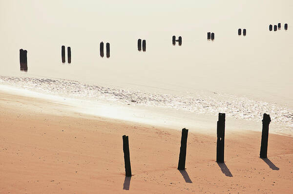 Beach Poster featuring the photograph Stillness by Nick Barkworth