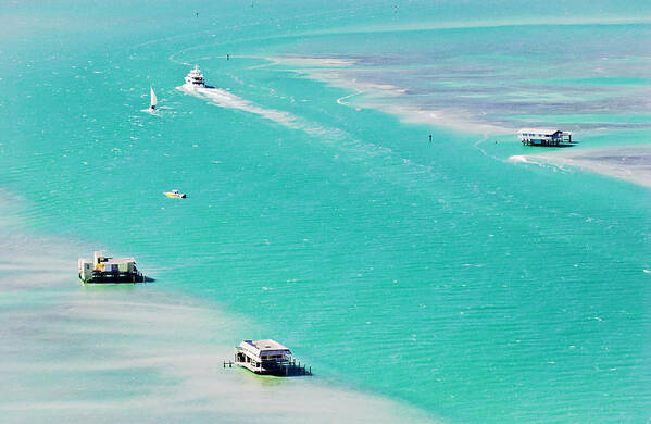 Stiltsville Poster featuring the photograph Stiltsville by Patrick Lynch