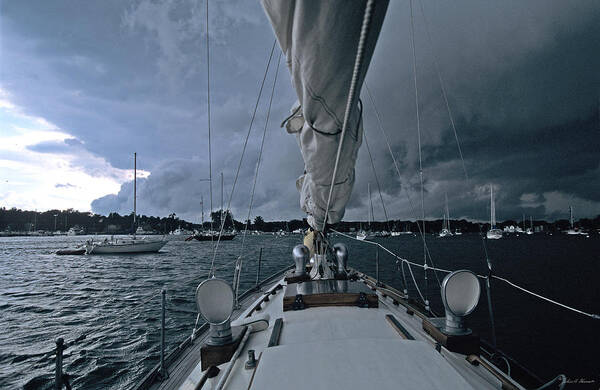 Storm Poster featuring the photograph Storm at Put-in-Bay by John Harmon