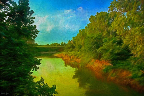 Creek Poster featuring the photograph Summer Soft Morning Creek by Anna Louise