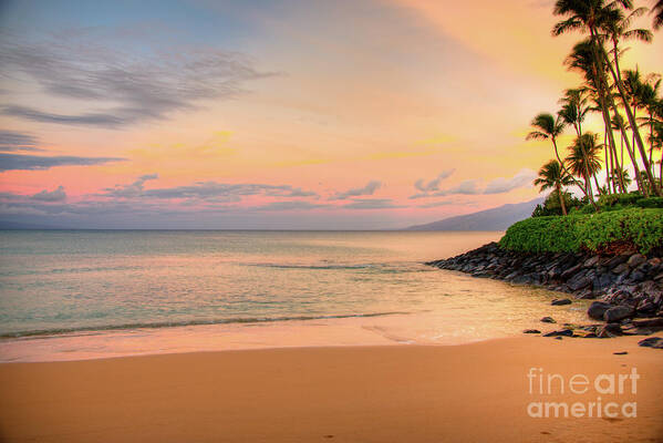 Sunrise Poster featuring the photograph Sunrise at Napili by Kelly Wade