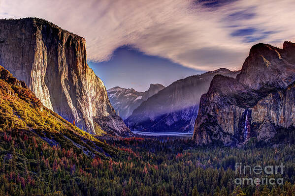 Yosemite Poster featuring the photograph Sunrise In Yosemite by Paul Gillham