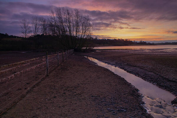 Sunrise Poster featuring the photograph Sunrise, Rutland Water by Nick Atkin