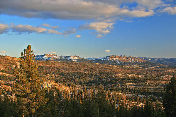 Sierra Nevada Poster featuring the photograph Sunset Dardanelles by Larry Darnell