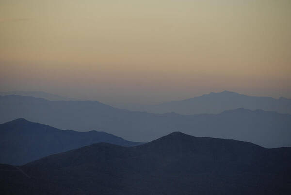 Mountains Poster featuring the photograph Sunset Fade by Jody Lovejoy
