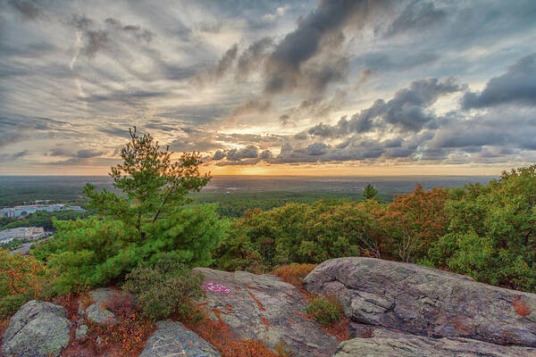 Sunset From The Skyline Trail Poster featuring the photograph Sunset From The Skyline Trail by Brian MacLean