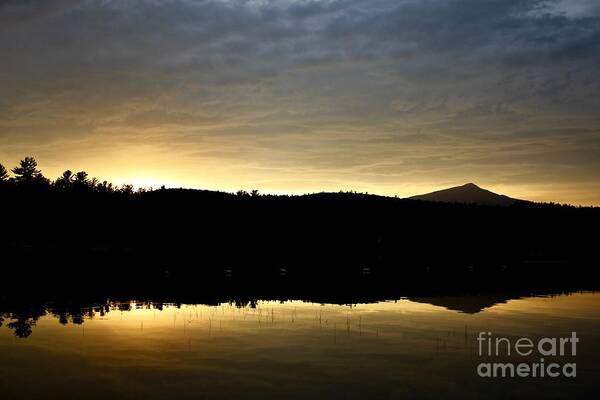 Sunset Poster featuring the photograph Sunset in NH by Deena Withycombe