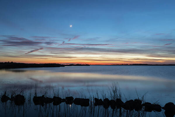 Photosbymch Poster featuring the photograph Sunset over Back Bay by M C Hood