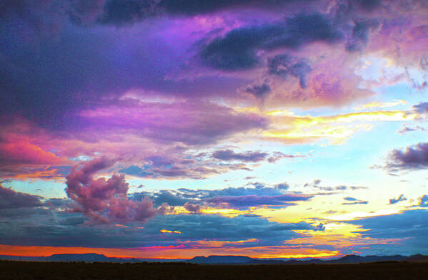 Supernatural Sky - Colorado Poster featuring the photograph Supernatural Sky - Colorado by Susan Vineyard