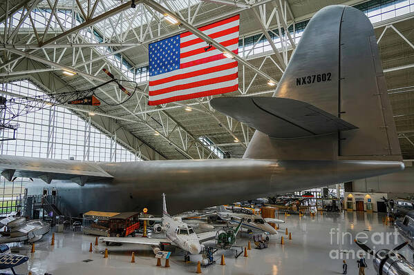 Evergreen Aviation & Space Museum Poster featuring the photograph Tail Feathers by Jon Burch Photography