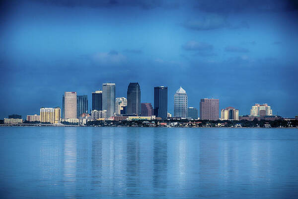 Tampa Poster featuring the photograph Tampa Skyline by Dick Hudson