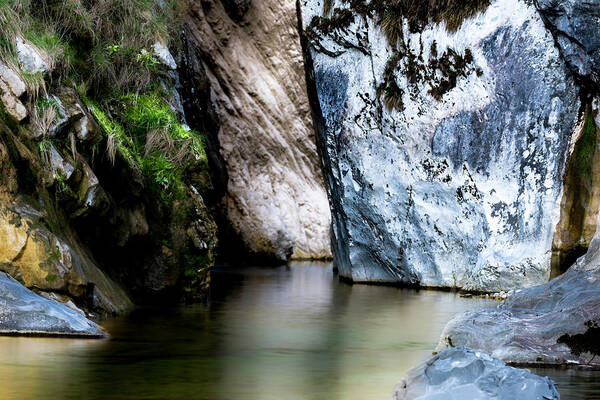 Natural Pool Poster featuring the photograph Tarcento's Cascade 6 by Wolfgang Stocker