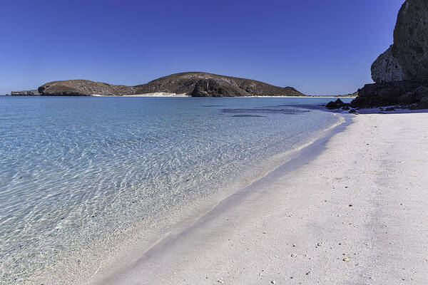 Tecolote Beach Poster featuring the photograph Tecolote Beach by Mark Harrington