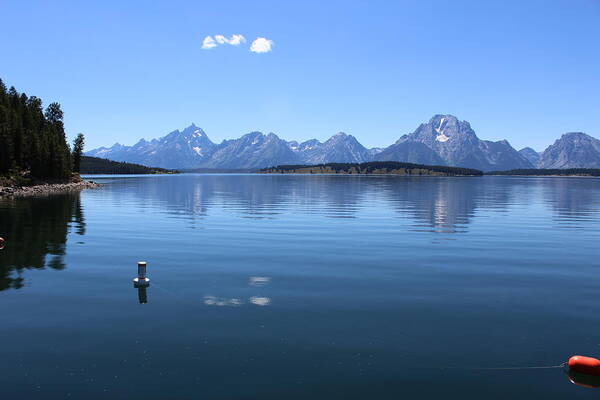 Tetons Poster featuring the photograph Tetons by FD Graham