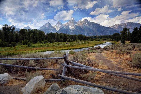 Grand Teton National Park Poster featuring the photograph Tetons Grande 3 by Marty Koch