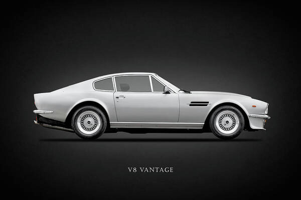 Aston Martin Vantage Poster featuring the photograph The Aston V8 Vantage by Mark Rogan
