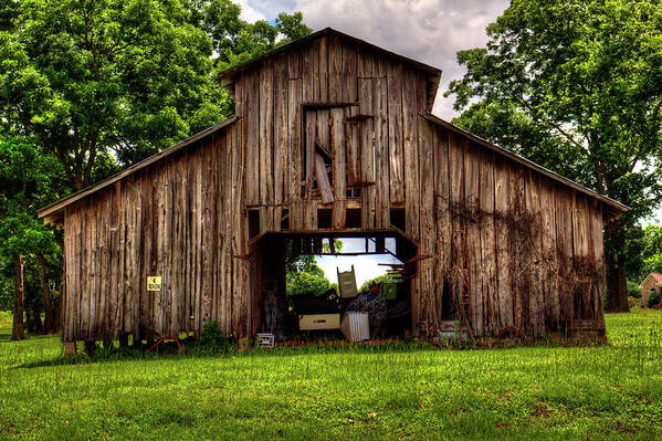 Barn Poster featuring the photograph The Barn by Ester McGuire