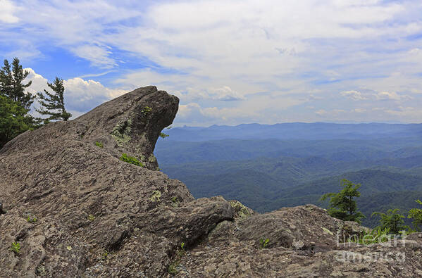 Blowing Rock Poster featuring the photograph The Blowing Rock by Louise Heusinkveld