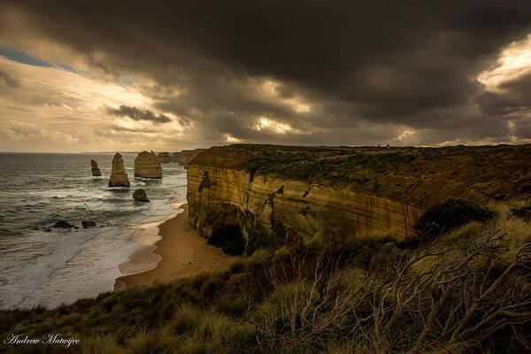 Cliffs Poster featuring the photograph The Cliffs by Andrew Matwijec